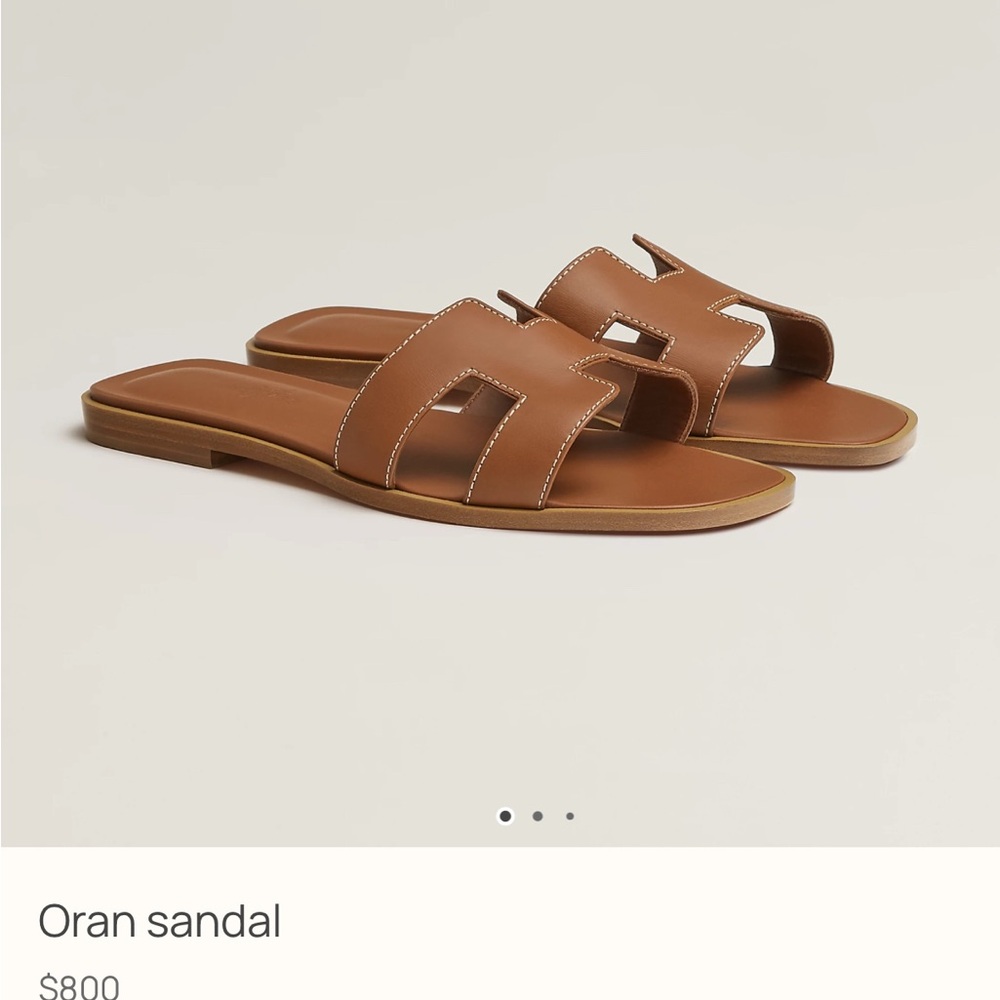 Hermes Oran Sandals 4.5